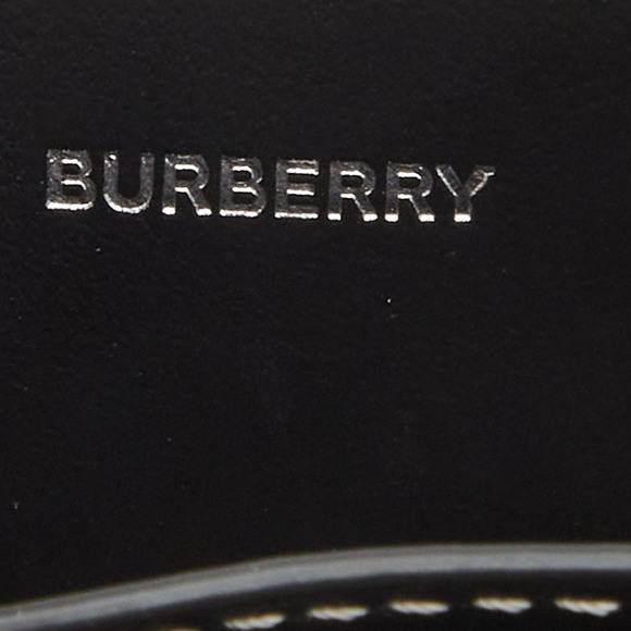 BURBERRY Light Blue/Black Canvas and Leather Luna French Wallet - Picture 8 of 8